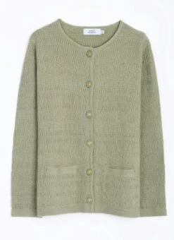 Textured Stripe Collared Cardigan 8 Textured Stripe Collared Cardigan -The Edinburgh Woollen Mill 66560pvl c76f829de29dcc9