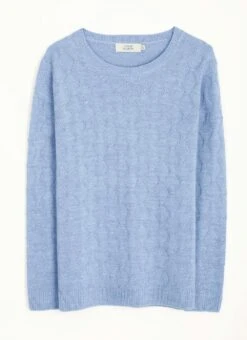 Trellis Knit Round Neck Jumper 8 Trellis Knit Round Neck Jumper -The Edinburgh Woollen Mill 66574pvl aea0daa85f91b12