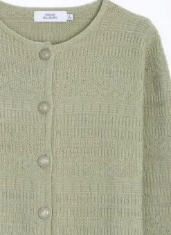 Textured Stripe Collared Cardigan 9 Textured Stripe Collared Cardigan -The Edinburgh Woollen Mill 66578pvl a4e302033fb4eda