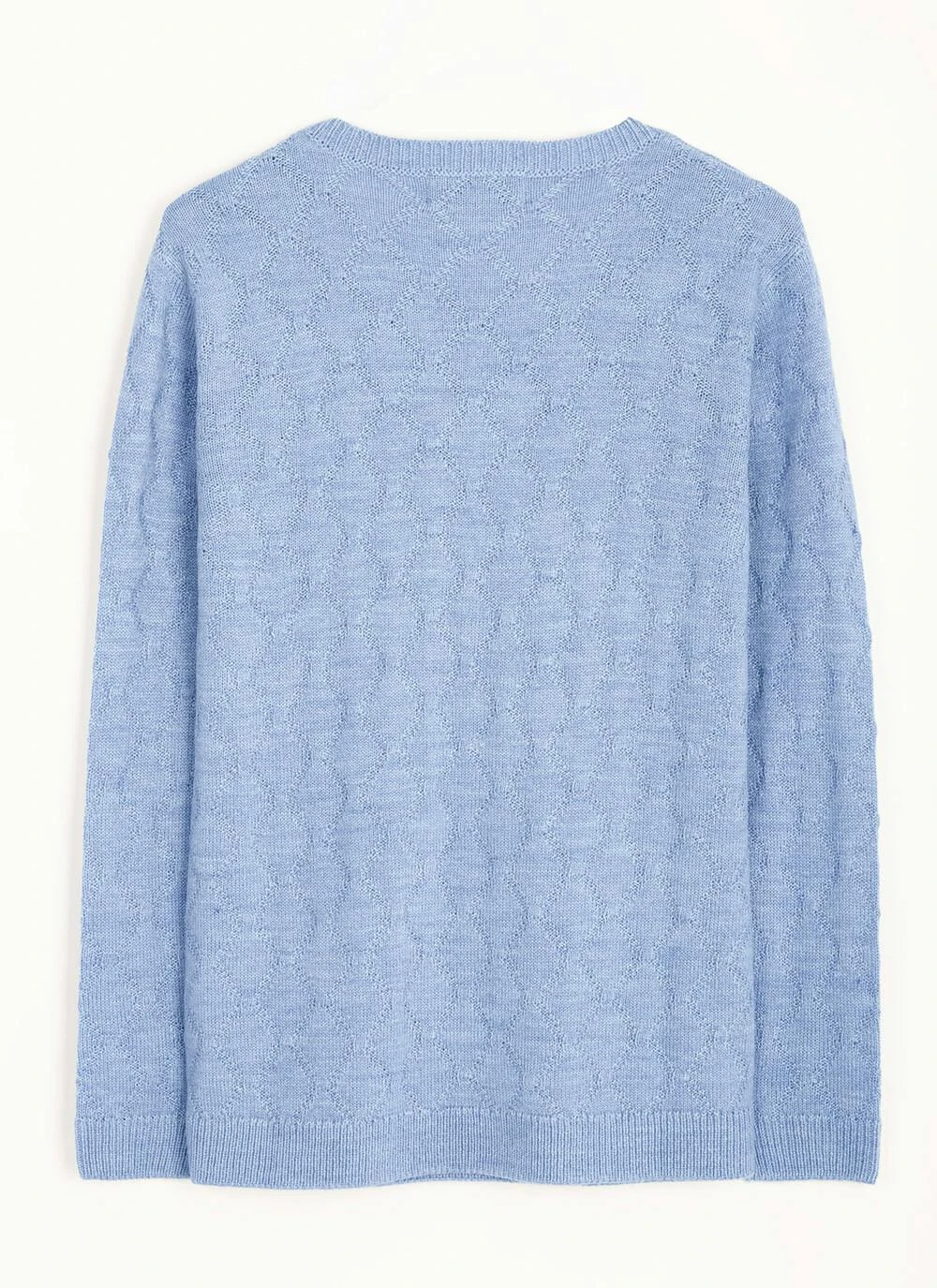 Trellis Knit Round Neck Jumper 6 Trellis Knit Round Neck Jumper - Image 6