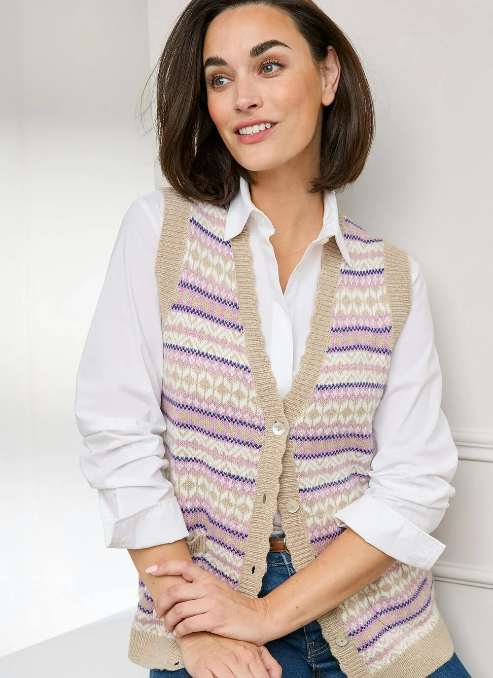 Fairisle Waistcoat 2 Fairisle Waistcoat - Image 2