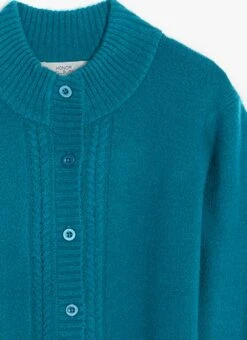 Cable Edge Knit High Neck Cardigan 9 Cable Edge Knit High Neck Cardigan -The Edinburgh Woollen Mill 66692pvl 03c5fd551166bc5