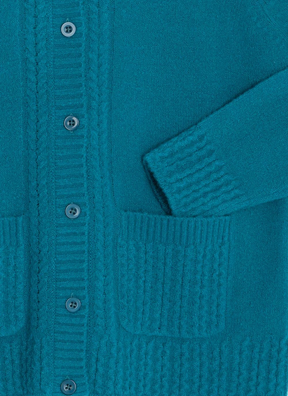 Cable Edge Knit High Neck Cardigan 5 Cable Edge Knit High Neck Cardigan - Image 5