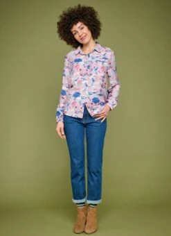 Printed Collared Shirt