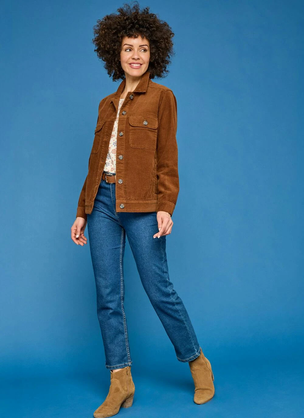 Pure Cotton Cord Relaxed Jacket 2 Pure Cotton Cord Relaxed Jacket - Image 2