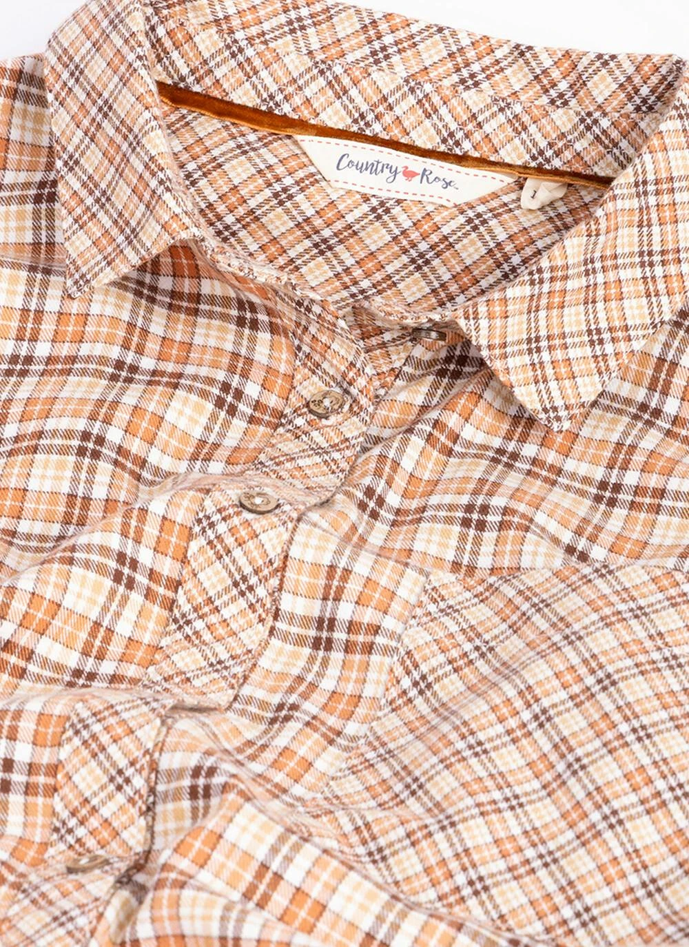 Pure Cotton Brushed Checked Relaxed Shirt 4 Pure Cotton Brushed Checked Relaxed Shirt - Image 4