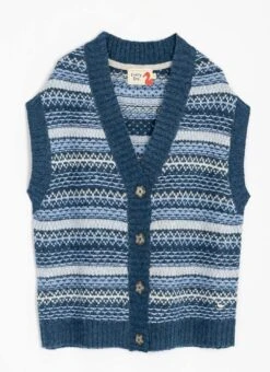 Soft Touch Relaxed Fairisle Waistcoat 8 Soft Touch Relaxed Fairisle Waistcoat -The Edinburgh Woollen Mill 66886pvl 114c71ae613827a