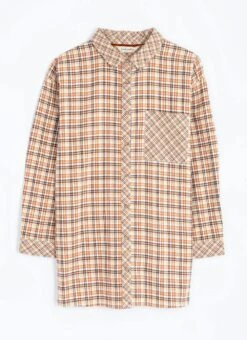 Pure Cotton Brushed Checked Relaxed Shirt 8 Pure Cotton Brushed Checked Relaxed Shirt -The Edinburgh Woollen Mill 66897pvl b9deedcf34f0794