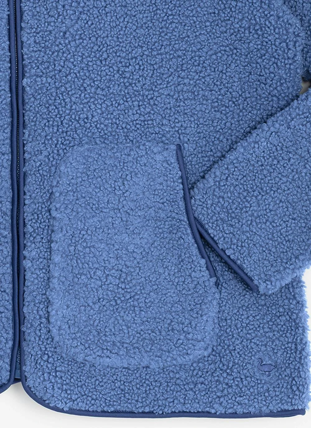 Borg Relaxed Bomber Jacket 5 Borg Relaxed Bomber Jacket - Image 5