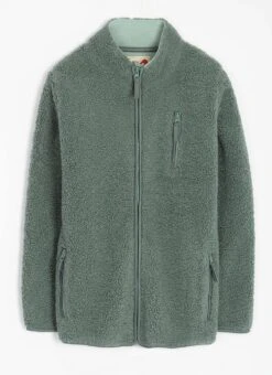 Borg Funnel Neck Relaxed Jacket -The Edinburgh Woollen Mill 66904pvl c8a67f40a9130e8