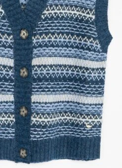 Soft Touch Relaxed Fairisle Waistcoat 10 Soft Touch Relaxed Fairisle Waistcoat -The Edinburgh Woollen Mill 66916pvl 20ef3ace8461638