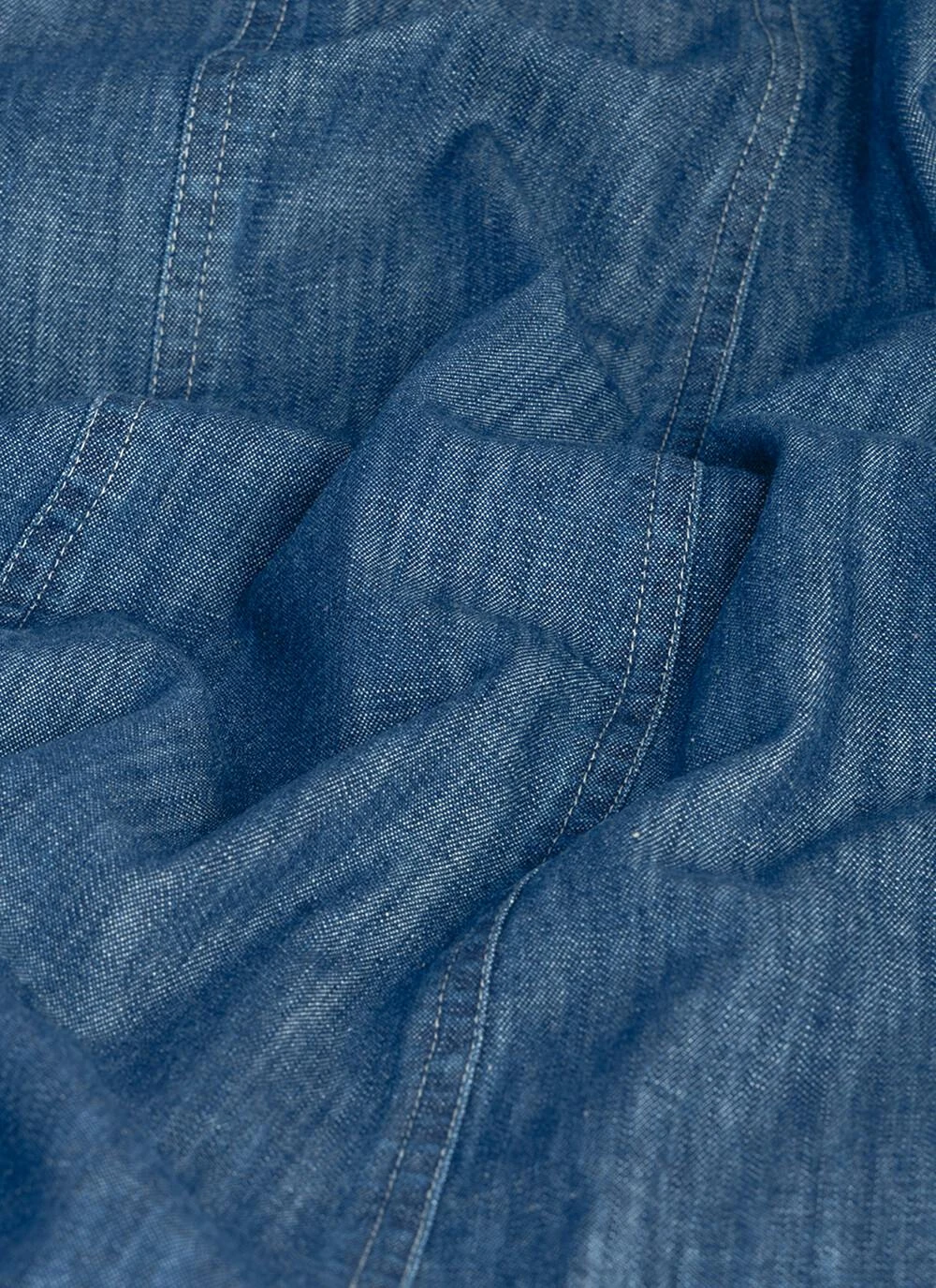 Pure Cotton Denim Midi Skirt 4 Pure Cotton Denim Midi Skirt - Image 4