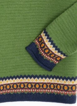Wool Blend Fairisle Crew Neck Jumper -The Edinburgh Woollen Mill 66949pvl 09505eec672c8a2