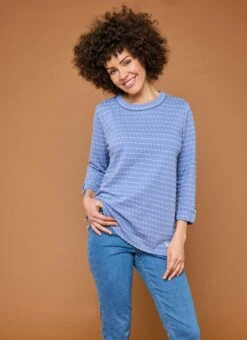 Pure Cotton Jacquard Top
