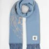 Highland Cow Super Soft Scarf - Blue