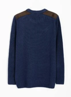 Textured Knit Crew Neck Jumper -The Edinburgh Woollen Mill 67567pvl 26882fefd329ca7