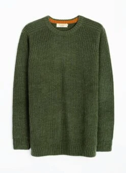 Crew Neck Fisherman Rib Jumper 8 Crew Neck Fisherman Rib Jumper -The Edinburgh Woollen Mill 67569pvl 8c6e6c3aa0f4269