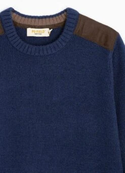 Textured Knit Crew Neck Jumper -The Edinburgh Woollen Mill 67601pvl 553922536ed7241