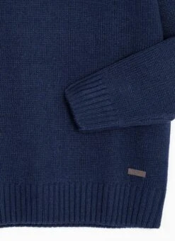 Textured Knit Crew Neck Jumper -The Edinburgh Woollen Mill 67629pvl 2b6782fc6209876