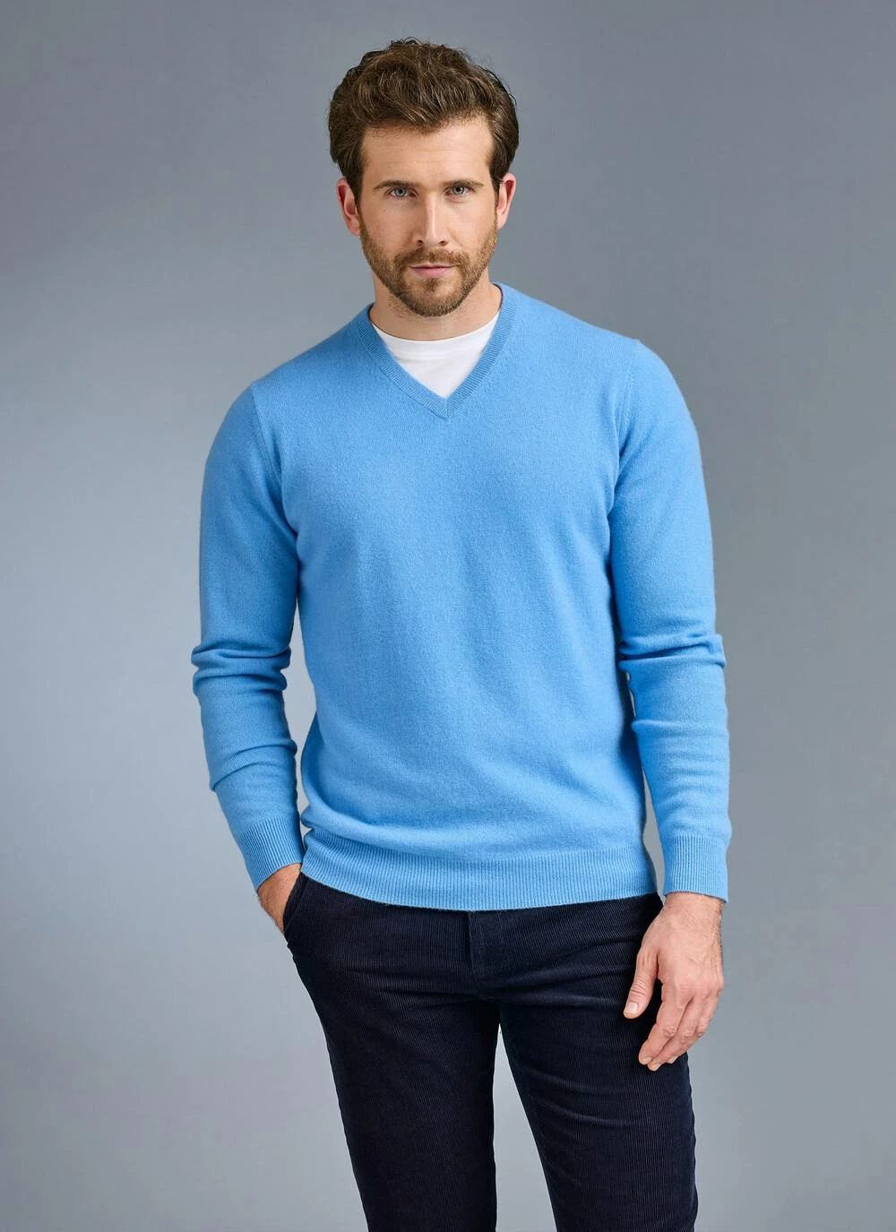 Pure Cashmere V Neck Jumper 1 Pure Cashmere V Neck Jumper