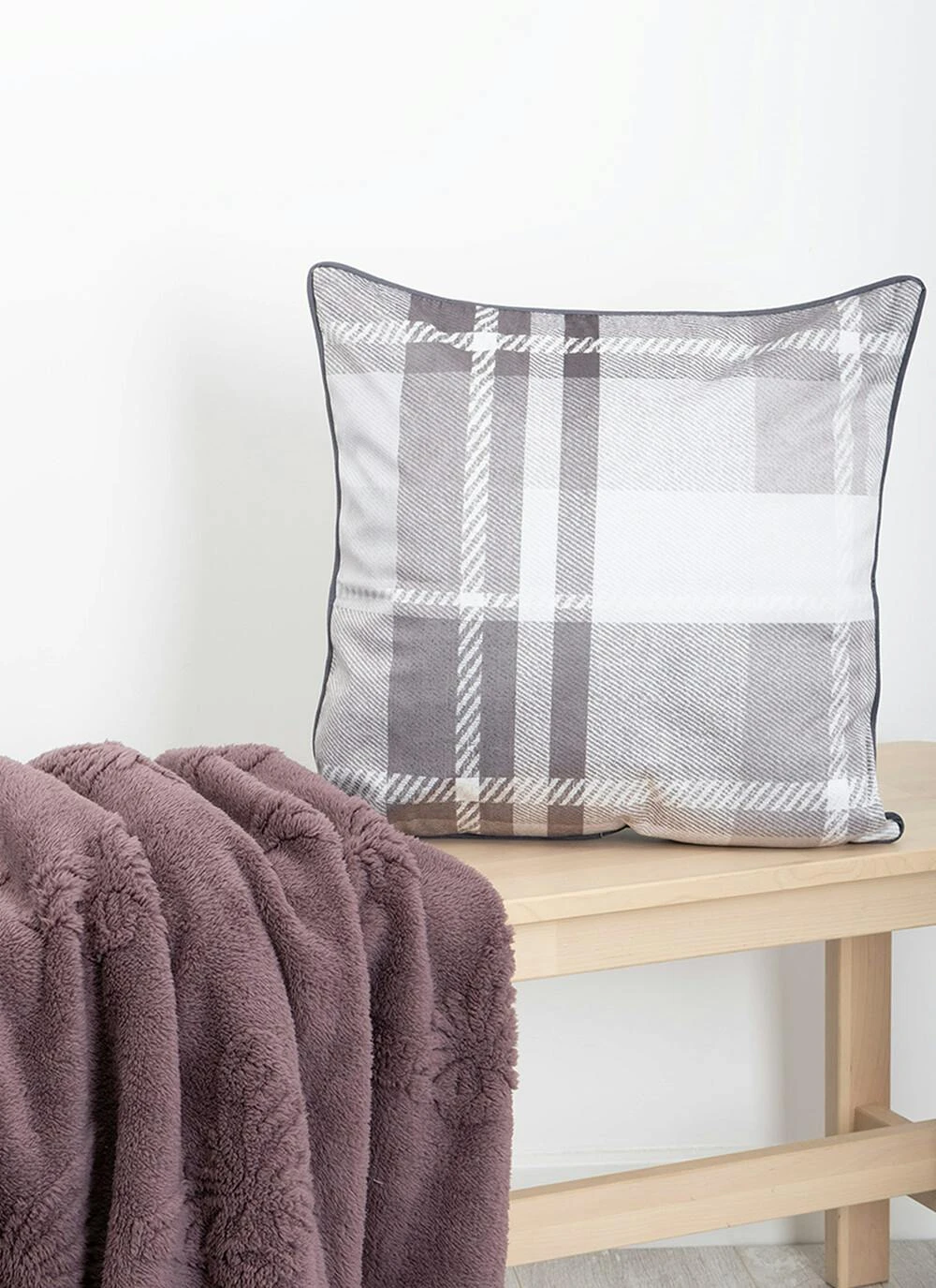 Hedgehog Print Velvet Grey Cushion 2 Hedgehog Print Velvet Grey Cushion - Image 2