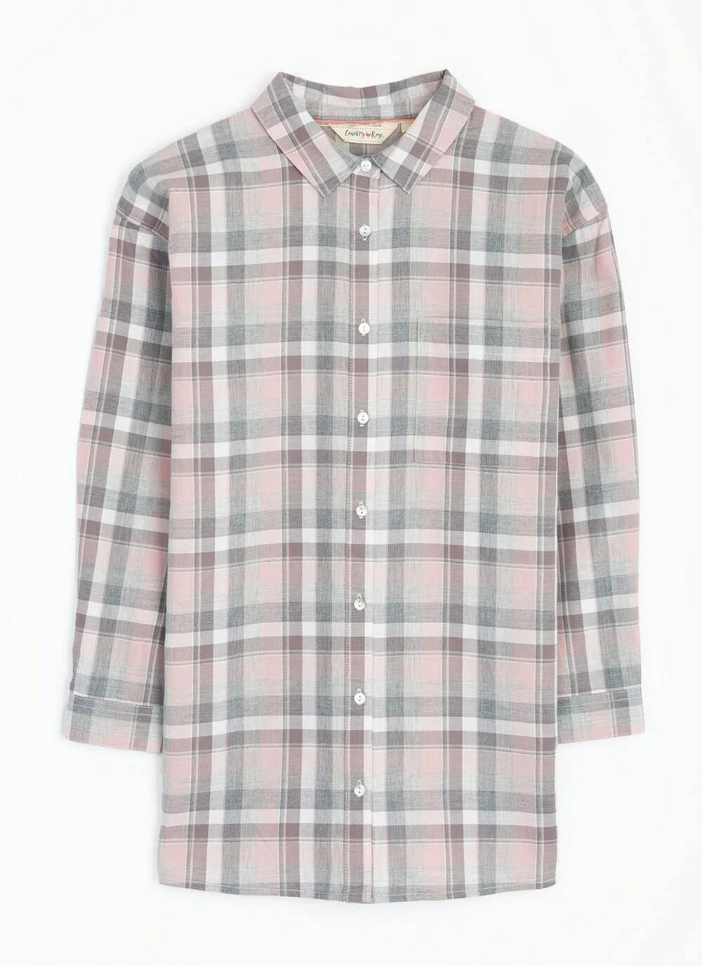 Pure Cutton Brushed Check Shirt 3 Pure Cutton Brushed Check Shirt - Image 3