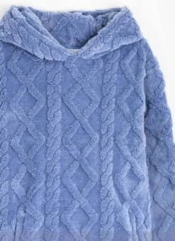 Cosy Fleece Cable Lounge Hoodie 9 Cosy Fleece Cable Lounge Hoodie -The Edinburgh Woollen Mill 68118pvl 0d4c3f12613209f