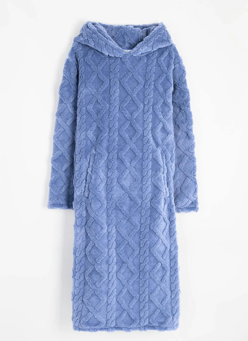 Cosy Fleece Cable Lounge Hoodie 3 Cosy Fleece Cable Lounge Hoodie - Image 3