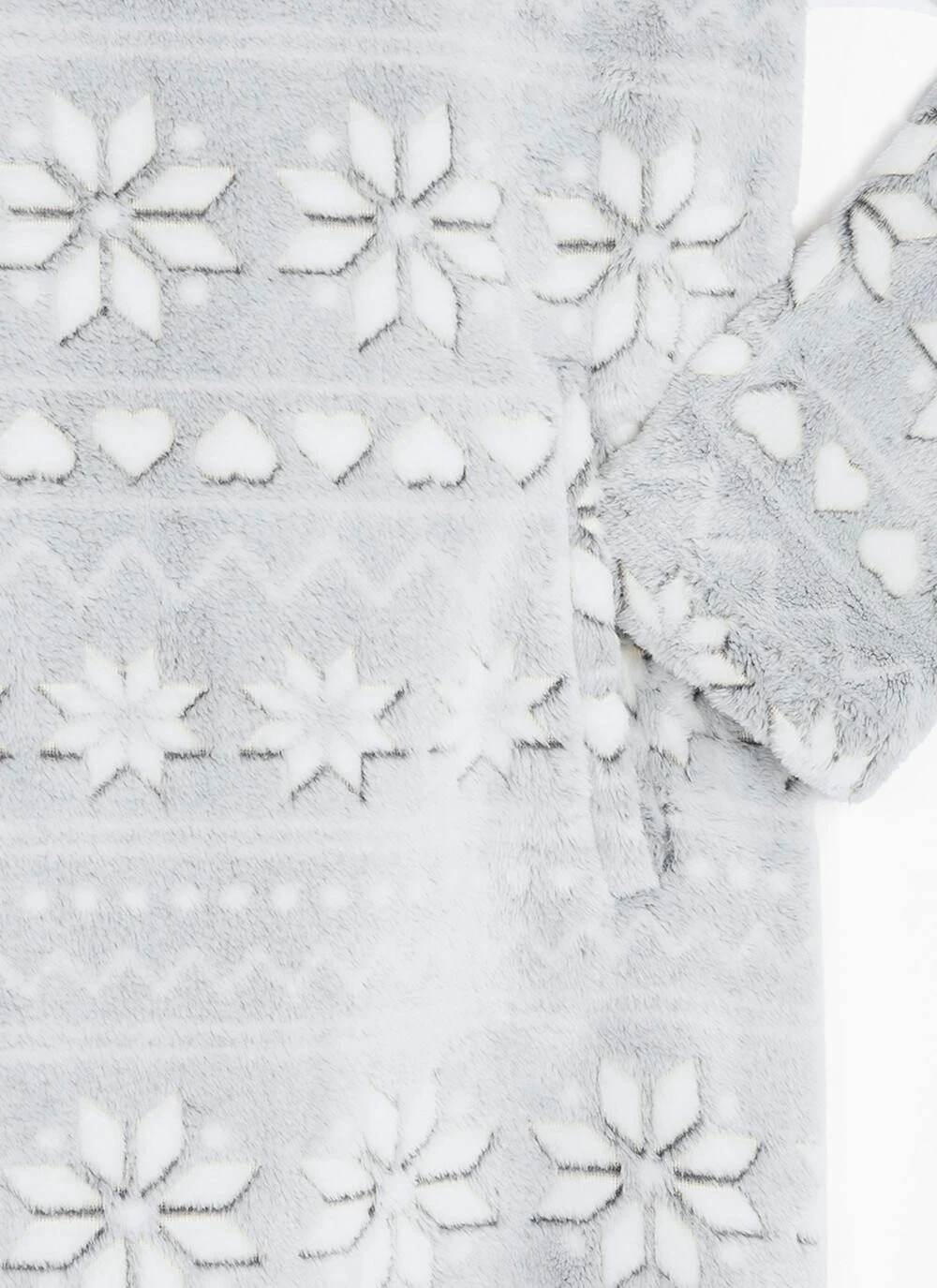 Cosy Fleece Fairisle Cowl Neck Lounger 5 Cosy Fleece Fairisle Cowl Neck Lounger - Image 5