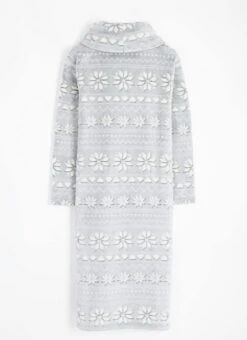 Cosy Fleece Fairisle Cowl Neck Lounger 11 Cosy Fleece Fairisle Cowl Neck Lounger -The Edinburgh Woollen Mill 68125pvl 00befc1ab5b6b7c