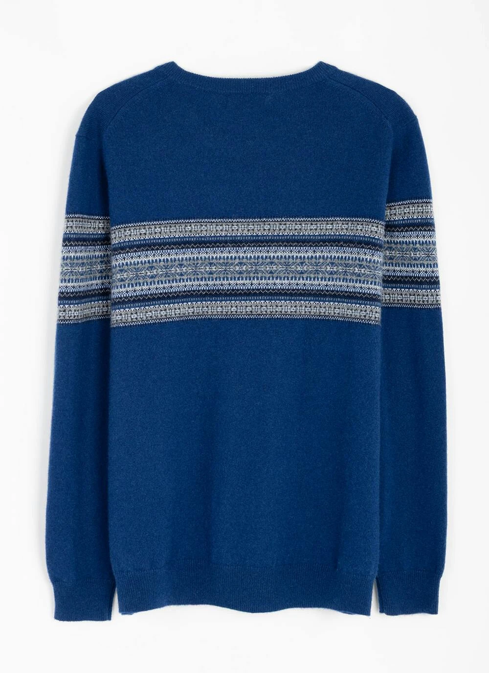 Pure Cashmere Fairisle Crew Neck Jumper 5 Pure Cashmere Fairisle Crew Neck Jumper - Image 5