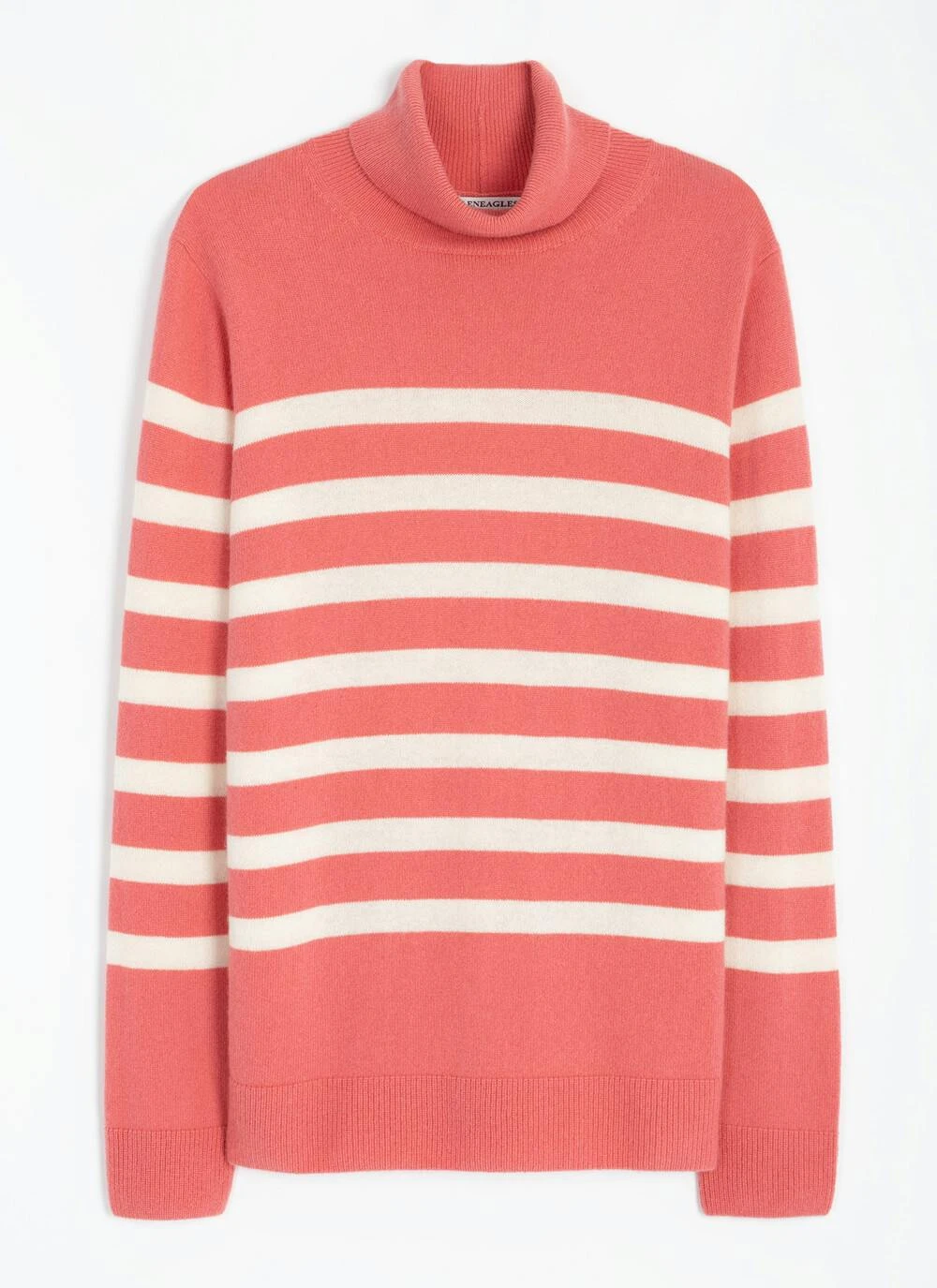 Cashmere Polo Neck Stripe Jumper 1 Cashmere Polo Neck Stripe Jumper