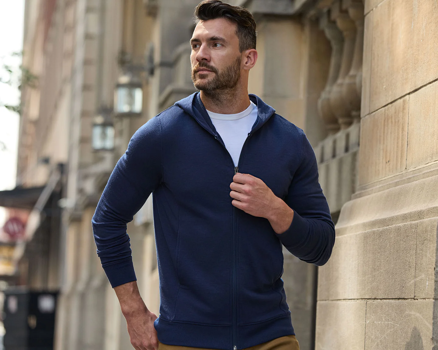 The Edinburgh Woollen Mill -The Edinburgh Woollen Mill Unbound Merino compact travel hoodie 7a774741 5154 43ec 8898